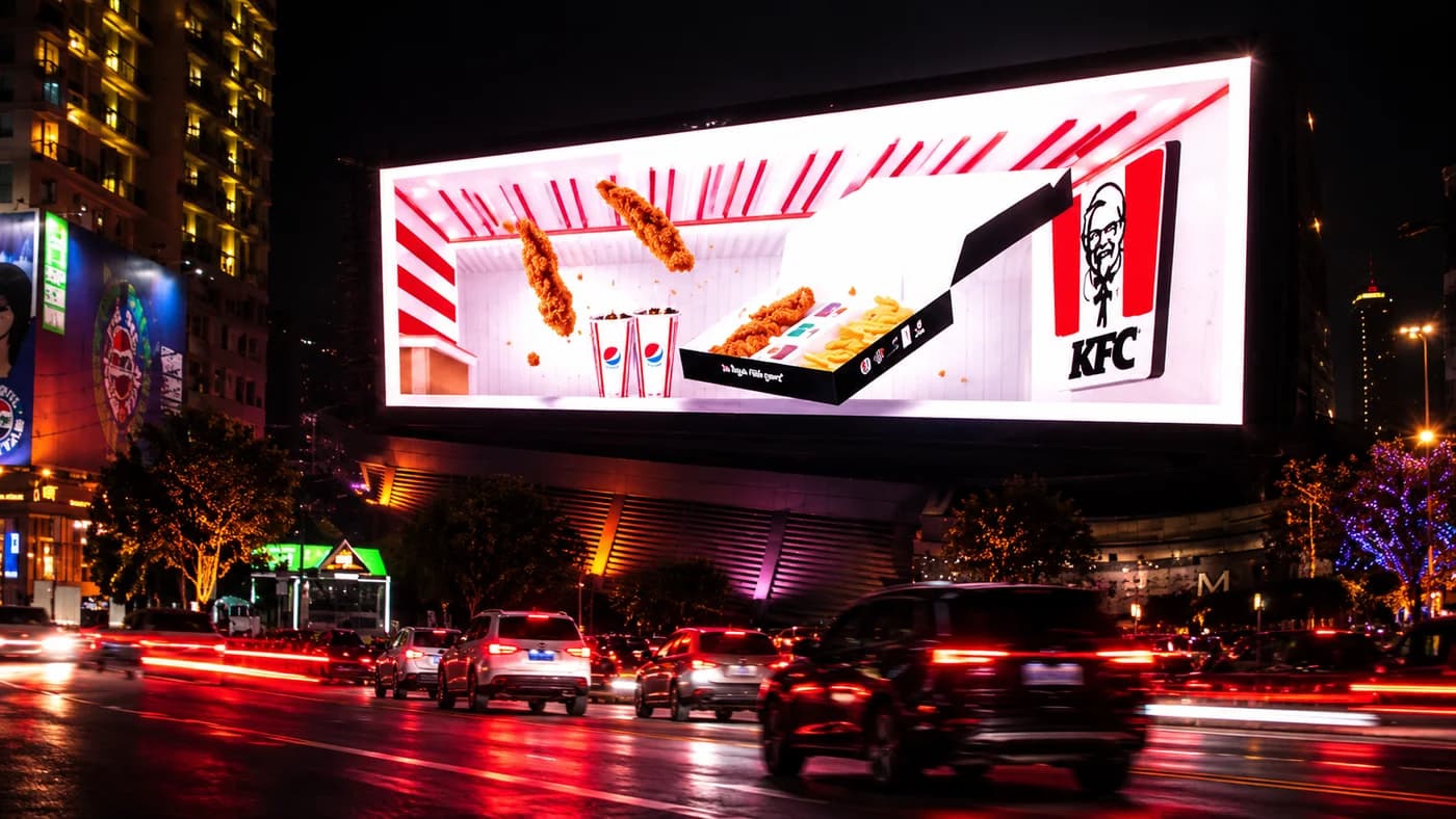 KFC Outdoor Screen Campaign thumbnail