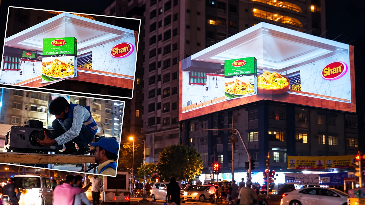 HS360 Shan Foods 3D outdoor experience